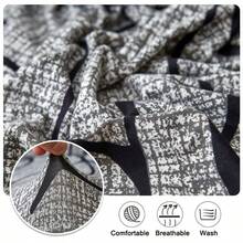 1PC Jacquard Chair Cushion Cover All Seasons Universal Poang Chair Seat Slipcover Stretch Relax Chair Pad Cover For Living Room - Chair Covers - View 3