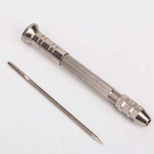 2/1 Sets Replaceable Multi-Function Awl Needle Kit, Stainless Steel Shoe Repair Awl, Hand Sewing Knitting Crochet Needle, Shoe Repair Tool 5-Piece Set, Shoe Repair Hook Needle, Shoe Sole Hook Needle, Leather Sewing Awl Set, Suitable For Leather, Canvas, Tent, Multi-Function Awl Needle, Shoe Repair Thread, Shoe Sole Thread, Binding Tool - A - View 6