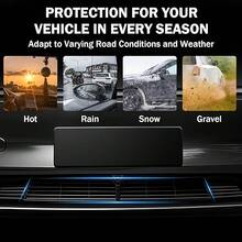 Model Y Juniper 2025+ Front Grille Mesh Insert, Split Lower Bumper Grille Protector, ABS Air Vent Mesh Guard, Exterior Car Modification Part For Stone Protection - Tesla Front Air Intake Grille Cover - View 7
