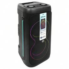 STF Allure Dual 8" 60W  Portable Speaker, 3-Hour Battery Life, TWS, RGB LED Light - View 1