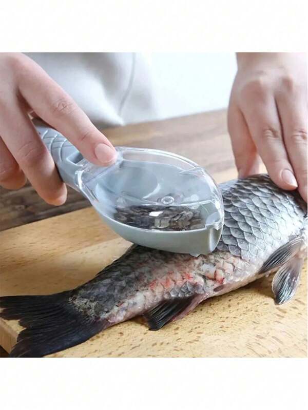 1pc Fish Scale Scraper, Multi-Functional Seafood Tool, Makes The Process Of Removing Fish Scales Faster And Easier