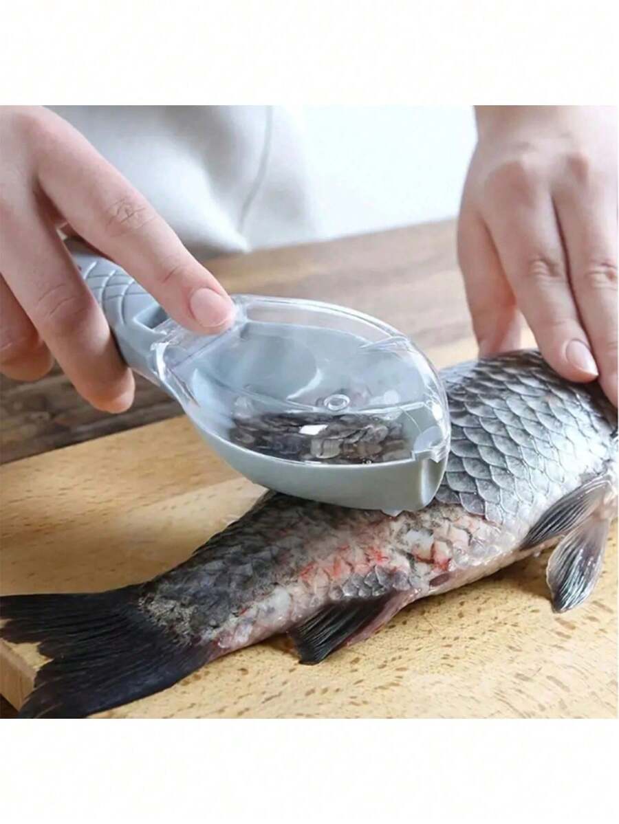 1pc Fish Scale Scraper, Multi-Functional Seafood Tool, Makes The Process Of Removing Fish Scales Faster And Easier