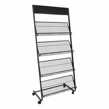 SHIOUCY Magazine Rack - Black 1pc - View 8