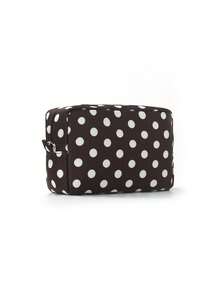 Tas Kosmetik Perjalanan Motif Polka Retro, Tas Penyimpanan Makeup Tahan Air, Tas Perlengkapan Mandi dengan Resleting Luas untuk Gym, Perjalanan Akhir Pekan, dan Aksesori Sehari-hari - MultiWarna - View 9