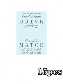 Personalized Matchbox Labels And Custom Stickers For Wedding Favors, Custom Wedding Decorations For Bride,Bulk Labels For Birthday Parties, Anniversaries And Corporate Events, Decorative Gift Stickers And Party Packaging Accessories - Multicolor - View 25
