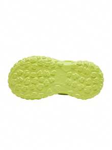 CAMEL CROWN 女款 Crocs 春夏戶外涼鞋，厚底防滑透氣包頭沙灘鞋 - 螢光綠 - 查看 6