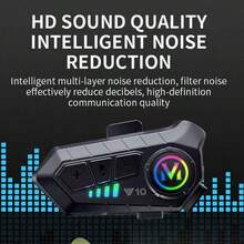 Y10 Bluetooth Motorcycle Helmet Headset Wireless Audio Player IP66 Waterproof 400mAh Long Standby - Y10-hard-1 - View 5
