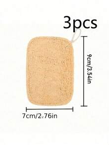 1-5pcs Natural Loofah Exfoliating Body Scrub Sponge, Gentle Bathing Sponge, Suitable For Men And Women, Daily Use Or Kitchen Cleaning - Multicolor - View 11