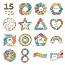 ‌Calm Strips Anxiety Sensory Stickers‌,Fidget Textured Strips‌,Textured Sensory Stress Relief Stickers, Stress Relief Tactile Stickers‌, Sensory Calm Adhesive Strips,Waterproof Raised Texture Decals For Phone Laptop Water Bottle - 1 Sheet (12 Pieces) - View 20
