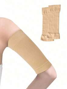 1 Pair Compression Arm Sleeves, Elastic Thin Knit Arm Guards, Fitness Accessory - Multicolor - View 8