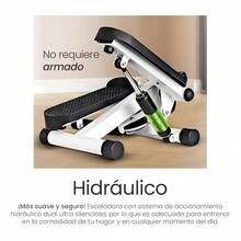 Mini Escaladora Portátil Pantalla Lcd Con Bandas Resistencia - Negro - Ver 3