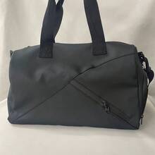 1pc Large Capacity Multi Compartment Handbag With Detachable Shoulder Strap, Dry Wet Separation Wear Resistant Nylon Duffle Bag For Sports Swim Gym Business Short Travel - Multicolor - View 10