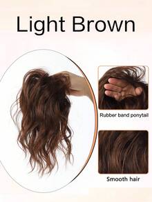 Synthetic Hair Bun Hair Piece,Synthetic Ponytail Extension, Synthetic Fake Buns Hairs Extensions, Buns Hairpieces For Women Daily Wear - Multicolor - View 10
