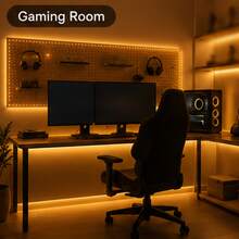 3.28FT-65.6FT Dimmable LED Strip Lights, 3 Color Modes, USB Powered, Cuttable Flexible Light Strip For Bedroom, Kitchen, TV Backlight, Cabinet And Home Decor - 3 Color Temperatures - View 9