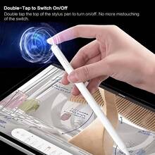High Precision Sensitivity Capacitive Stylus Pen, Comes With 2 Replaceable Tips + Data Cable, USB Rechargeable Battery, Suitable For IOS, Android, Tablet And Other Electronic Devices - Perfect Holiday Gift - Multicolor - View 7