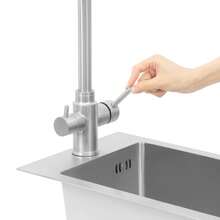 YUNRUX Stainless Steel Sink, Kitchen Sink, Small Kitchen Sink 50 X 28 Cm - Silver - View 3