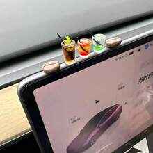 1/3/7件迷你咖啡杯車飾，美式療癒風飲料裝飾，樹脂裝飾品，儀表板、後視鏡飾品，桌面小裝飾，車內療癒裝飾，汽車配件 - 咖啡飲料 - 查看 5