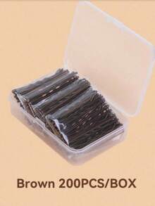 150pcs Solid Color Straight Bob Hair Clips, Suitable For Daily Use And Perming/Dyeing, Summer Beach Travel Essential, Halloween Gold Hair Accessories - Black - View 13