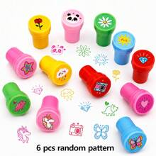 6 Buah Acak/12/24/36 Buah Stempel Lucu Beragam untuk Anak-Anak, Stempel Otomatis untuk Kerajinan DIY, Aktivitas Menggambar & Melukis, Seni Kreatif Edukatif, Sempurna untuk Proyek Seni dan Waktu Bermain - Gadis - View 14