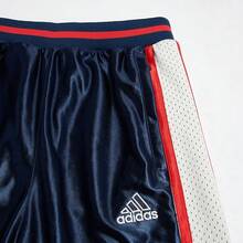 Adidas Spring/Summer Outdoor Training Loose Fit Men's Casual Straight Leg Shorts Running Pants JD5408 - Deep Indigo - View 2