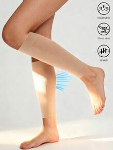 1 Pair Smooth Compression Socks, Durable Sports Accessory, Unisex Short Socks, Football Socks Suitable For Runners And Travelers - Multicolor - View 7