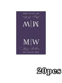 Personalized Matchbox Labels And Custom Stickers For Wedding Favors, Custom Wedding Decorations For Bride,Bulk Labels For Birthday Parties, Anniversaries And Corporate Events, Decorative Gift Stickers And Party Packaging Accessories - Multicolor - View 33