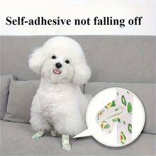 10 Rolls Fruit Pattern Pet Protective Bandage, Breathable Anti-Dirt Bandage, Dog Joint Protection, Paw Pad Protection Wrap, Suitable For Dog Foot Wrapping, Anti-Scratch - Multicolor - View 6