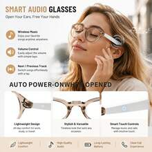 SENBONO Multifunctional Smart Glasses, Translation Glasses, Supports Multi-Language APP Translation, New Unisex Multifunctional Audio Glasses, Built-In Microphone And Speaker, High-Definition Calls And Music Playback, Suitable For Travel And Leisure - View 6