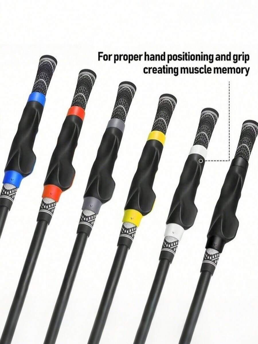 Ergonomic Golf Grip Trainer, Anti-Slip, Washable Golf Club Handle, Suitable For Men And Women, Practical Golf Training Aid Tool, Perfectly Corrects Golf Grip Posture And Improves Swing Accuracy, Golf Accessory, Ideal Gift For Beginner Golfers
