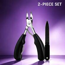 VCHOSE Thick Nail Clipper Set, Fingernail And Toenail Trimmers, Ultra-Sharp Stainless Steel Tools, Wide Mouth Design Suitable For Thick Nails, Universal For Men, Women, Children And Elderly, 2/3/5/6 Pieces Set - Multicolor - View 7