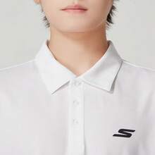 Skechers Men's Piqué Quick-Dry Polo Shirt With Small Logo Embroidery - White - View 4