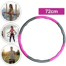 Fitnesskreis72cm aus EVA-Schaum, 6-teiliger Wellen-Design Reifen für Bauchmuskeltraining, Fettverbrennung & Koordination, faltbarer Übungsreifen für Erwachsene, Geschenkidee - A - Übersicht 7