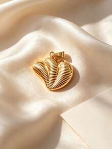 Multi-Style INS Gentle Heiress Style Pearlescent Textured DIY Stainless Steel Pendant Set, Skin-Friendly And Sweat-Resistant, Heart, Sunflower, Scallop Free-Matching Clavicle Chain, Couple Honeymoon Island Gift Memorial Accessory, Commute, Beach, Date, Birthday Gift Exquisite Jewelry, Graduation Season Island Travel Sister Matching Memorial Gift - Multicolor - View 11