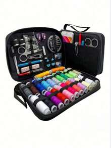 Sewing Kit, Equipped With Full Set Of Sewing Accessories. Portable Emergency Repair Tool Kit, Suitable For Adults, Perfect For Travel And Dorm Use. Includes Spools, Sewing Needles, Scissors And Measuring Tape, Essential Item For Daily Outings. - Sewing Kit - View 8