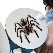 1Pc Tarantula Car Decal Sticker, Auto Vinyl Stickers For Cars, Creative Fake Spider Car Stickers For Rear Window, Trunk, Bumper, Motorcycle & Laptop - A - View 3