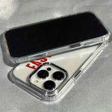 1pc Racing Pattern Black & Silver Phone Case Compatible With Apple Phones - Multicolor - View 5