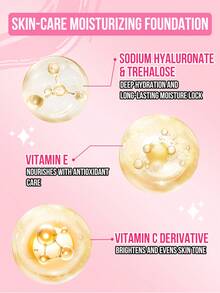 MISSLYN 1Pc Cool Me Down Serum Veil Cooling Tint Foundation, Alas Bedak Cair Matte, Efek Dingin, Cakupan Sedang yang Dapat Dibangun, Tekstur Serum yang Melembapkan, Hasil Akhir Halus dan Sempurna, Riasan Pengontrol Kilap yang Menyamarkan Pori-Pori, Alas Bedak Ringan untuk Pemakaian Sehari-hari - #115 Pasir Sejati - View 5