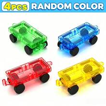 Mini Transparent Wheels - STEM Building Accessories, Magnetic Blocks Replacement Parts, Ideal Supplement For Car Models, Creative Educational Toy Accessories For Children, Random Color (Suitable For 3 Years And Above) - Multicolor - View 12