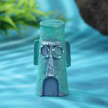 3pcs Classic Underwater House Mini Figurines, Suitable For Fish Tank Landscape, Desktop Display, Birthday Cake Party Decoration - Happy Aquarium - View 6