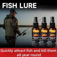 New 80ML/2.71FL.OZ Large Capacity Shellfish Scented Fish Attractant Liquid Spray For Sunfish, Sea Fishing Attractant Spray, Fishing Bait Additive - Multicolor - View 6