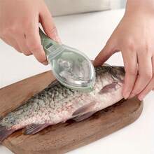 1pc Fish Scale Scraper, Multi-Functional Seafood Tool, Makes The Process Of Removing Fish Scales Faster And Easier - Multicolor - View 3