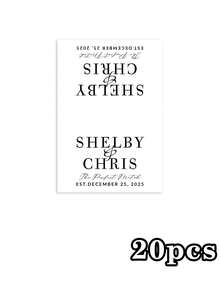 Personalized Matchbox Labels And Custom Stickers For Wedding Favors, Custom Wedding Decorations For Bride,Bulk Labels For Birthday Parties, Anniversaries And Corporate Events, Decorative Gift Stickers And Party Packaging Accessories - Multicolor - View 27