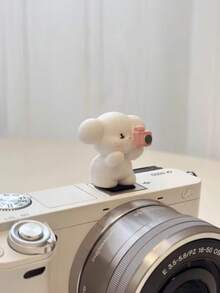 Cute Camera Puppy Hot Shoe Cover, Adorable Dog-Shaped Hot Shoe Protector Cap, Universal Fit For , , , And All Cameras With Hot Shoe Mount, Fun And Cute Camera Accessory Decoration - View 5