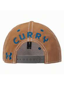 Under Armour Mũ lưỡi trai thể thao unisex APAC Curry Cap 26 mùa hè mới, thêu phối màu tương phản, chống nắng, 6014305-253 - màu nâu - Xem 2