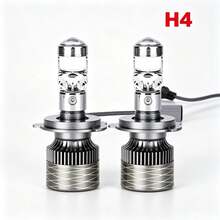 Heyword 2件/1件 2000W H7 H4 H11 LED Mini Lens 車頭燈 9005 9006 HB3 HB4 Canbus Turbo LED 投影燈泡 6000K 汽車/摩托車燈 霧燈 - 6000K 冷白光 - 查看 16