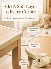 All-Season Thickened Anti-Collision Corner Guard Baby Safety Wall Corner Protector Soft Edge Protector For Infants Newborns Kindergarten Home Use Protective Gift - Multicolor - View 1