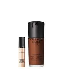 MAC [حزمة] خافي عيوب برو طويل الأمد NW15 9 مل + كريم أساس ستوديو فيكس فلويد SPF 15 NC63 30 مل - NW15+NC63 - مشاهدة 1