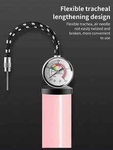 TOSUOD Universal Ball Pump With Inflation Needle, Basketball Football Volleyball Dedicated Inflation Needle, Compatible With Balloon Toy Inflation Nozzle, Portable Manual Inflation Accessory For Sports Ball Training And Home Use, Simple Inflation Tool For Sports Balls And Decorative Balloons - Multicolor - View 7