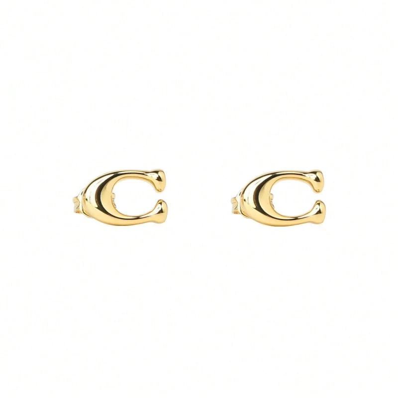 Coach Women's Stud Earrings 369816GLD710 - Gold 369816GLD710 - View 1