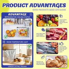 30pcs Reusable Aluminum Freezer Bags Leak Proof Stand Up Foil Storage Pouches With Zip Lock Labels For Food Preservation Small - Small Pint Bags - View 3